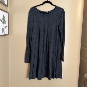 Long sleeve swing dress